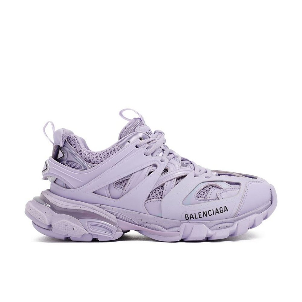 Balenciaga Women's Mesh Track Sneakers in Lilac Purple - Picture 1 of 3